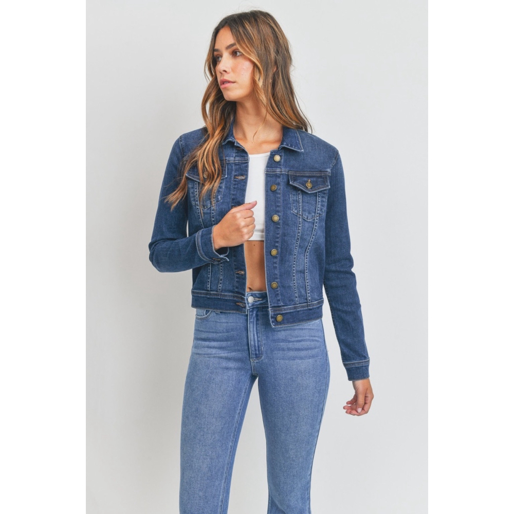 Just Jeans Women’s Denim Jacket XL Dark Blue